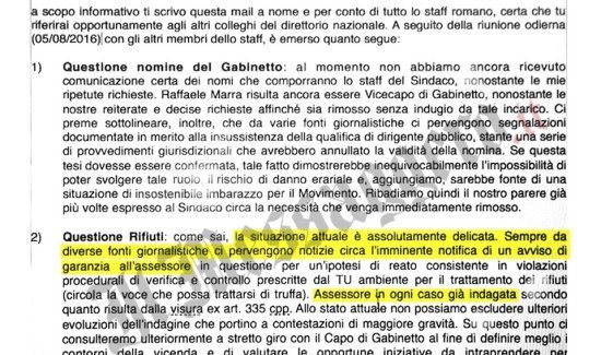 Ecco la mail inviata a Di Maio sulla Muraro, lui: «Non l’ho capita» – FOTO