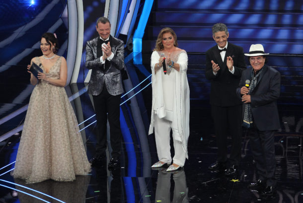 Sanremo 2020: Amadeus, Fiorello, Al Bano e Romina Power
